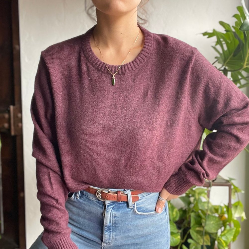 Croft & Barrow | Red Knit Crewneck Sweater